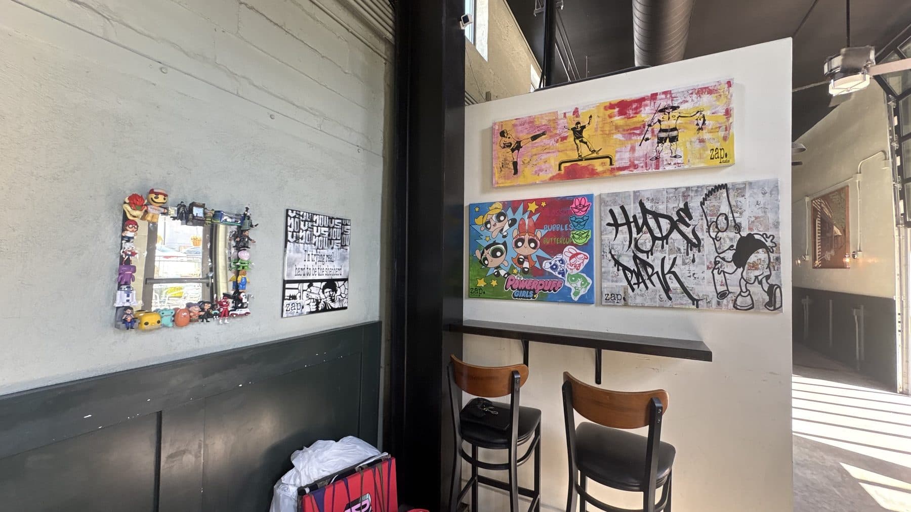 The full wall at the show