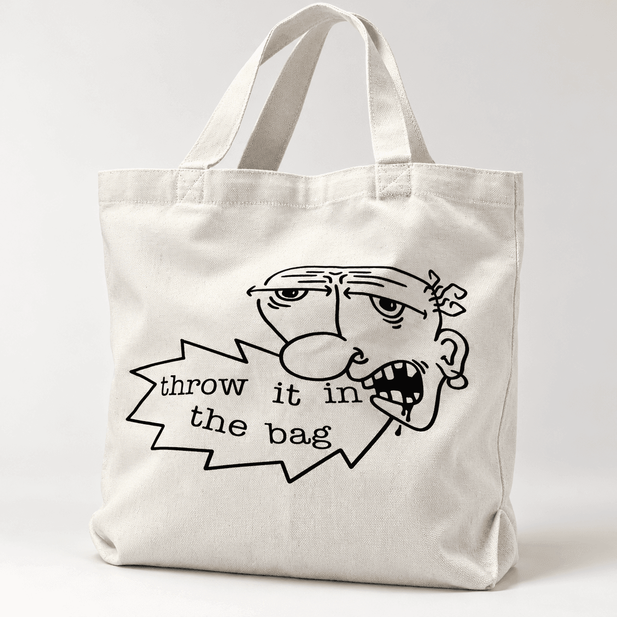 throw it in the bag