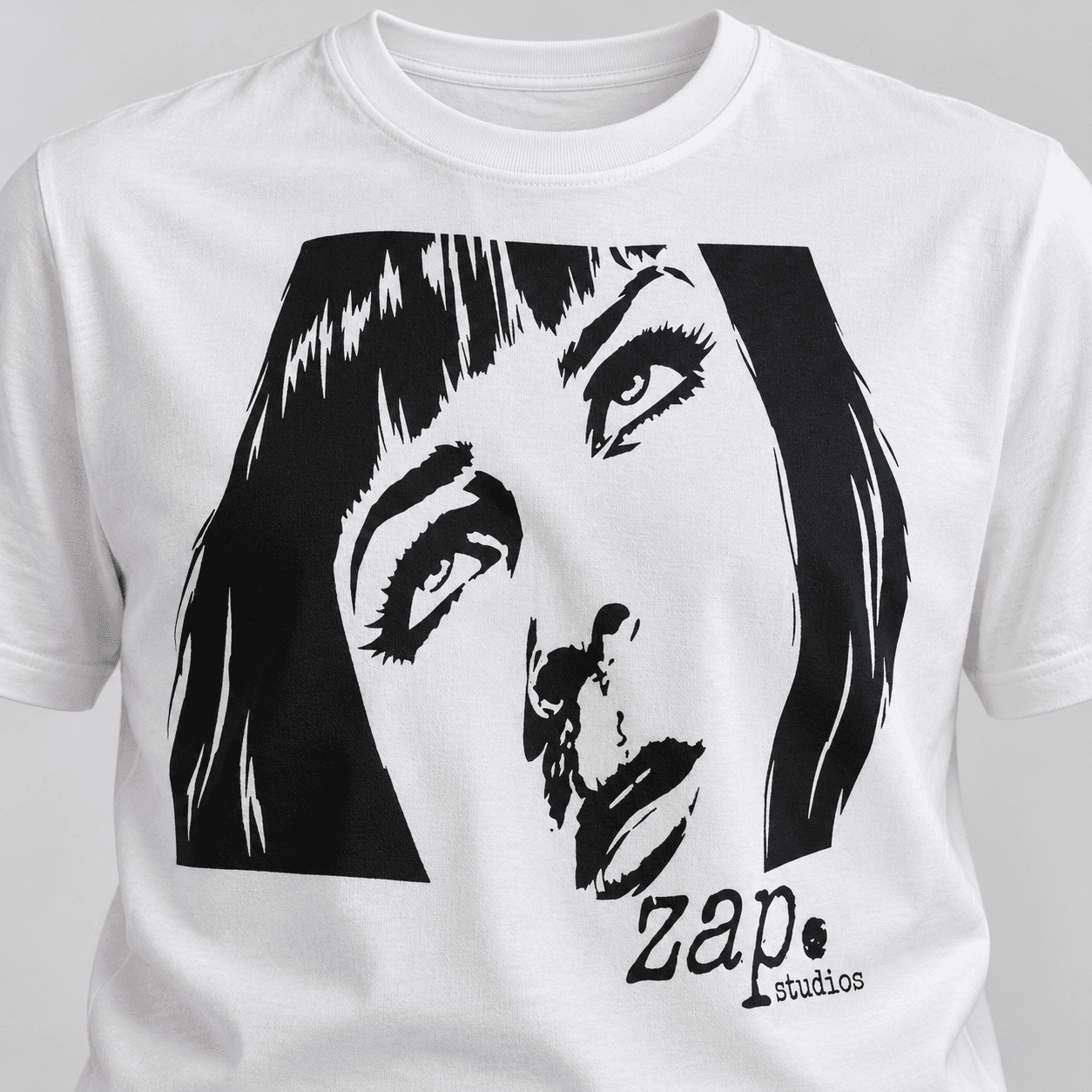 nose candy tee, detail