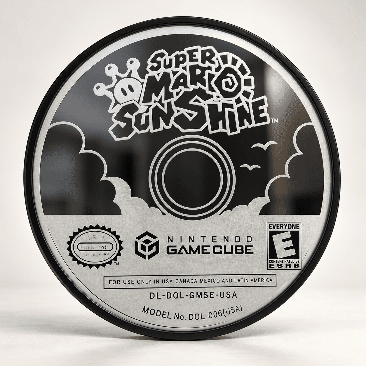 Super Mario Game Cube Disk